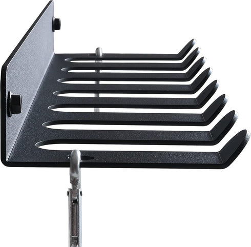 Gym Storage Rack - Resistance Band Rack, Wall Mount Barbell Rack for Heavy Duty Home Gym Equipment Storage