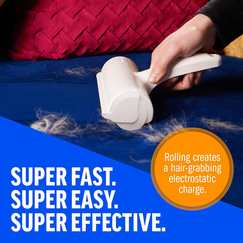 Reusable ModerniZed Pet Hair Remover for Furniture, Couch, Carpet, Car Seats - Portable Lint Roller Tool for Grooming