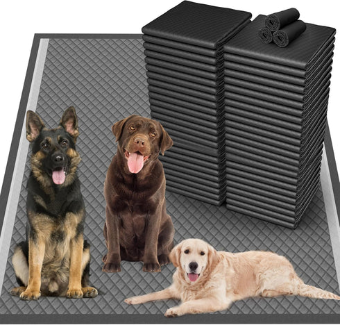 Munoci 36"x36" Activated Charcoal Pee Pads for Dogs , 32 Count, Extra Large,
