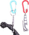 2 Pack Stainless Steel Dog Poop Bag Holder Leash Waste Carrier Hands Free Knot Holder for Pets