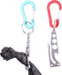 2 Pack Stainless Steel Dog Poop Bag Holder Leash Waste Carrier Hands Free Knot Holder for Pets