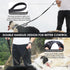 Hotsky Tactical Dog Leash - Heavy Duty for Medium Large Dogs, 4-6Ft Strong Bungee Shock Absorbing with Padded Double