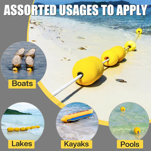 Marine,4/6pcs Rope Floats Crab Trap Floats Buoy Float Fishing Marker Buoy Water Buoy for Boats Pool Kayak Crabbing Dock