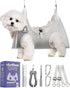 Dog Grooming Hammock Harness for Dogs & Cats, Pet Nail Clipper Trimmer, Cat Hanger Sling for Trimming Nails (Grey S)