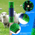 Rouisxue Posts(4pcs, Livestock Scratch Brush for Cattle, Horses, Goats, Cow, Durable Scratching Brush, Massage Grooming