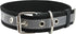 Reflective Dog Collar, Cotton Web/Leather, 18" Long, 3/4" Wide, Fits 12"-16" Neck, Poodle, Spaniel