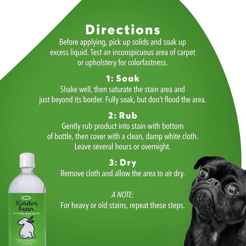 Dog & Cat Urine Stain and Odor Eliminator, 32 oz. Enzyme Bio-Active Formula with Grapefruit & Thyme Scent