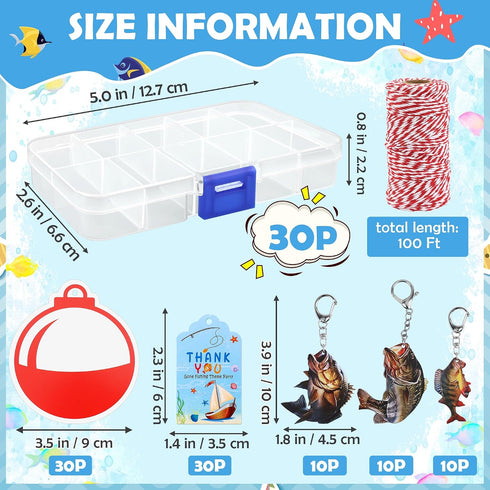 30 Set 30 30 30 30 Windspeed Mini Tackle Box Party Favor Fishing Candy Little Tackle Boxes for Fishing Party