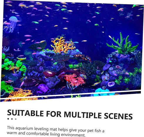 ABOOFAN Fish Tank Pad for 20 Gallon Stand, Aquarium Mat in Home Reptile Accessories, Slip Aquarium Pad
