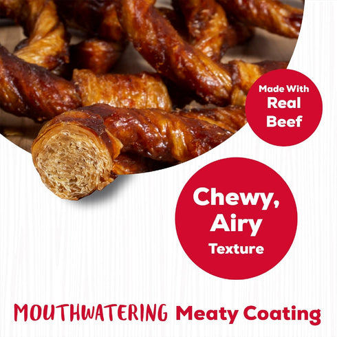 Country 7 Count Kitchen Rawhide Free Beef Rings Dog Chews, Made with Real Beef, Highly Digestible, Gluten Free