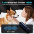 SNMDQZ Trimmers, 2 2 Dog Nail Grinder, Dog Nail and Clippers Kit with LED Lights. Super Quiet Electric Pet Nail