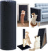 120"x15.8" Trimmable Self-Adhesive Carpet Mat Pad for Cat Tree Shelves & Couch Protector (Black)