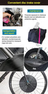 GORIX Bike Disc Brake Cover Set of 2, Rotor Cover Guard for Transport Storage Luggage Road MTB (GX-DBCOVER)