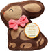 Pearhead Plush Easter Chocolate Bunny Dog Toy, Interactive Soft Squeaker Pet Toy for Dog Owners