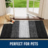 Smiry Dog Door Mat for Muddy Paws, Low-Profile Entryway Mat with Non-Slip Backing, Absorbs Moisture and Dirt (30x20