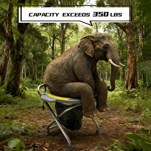 Commode Commode Temvue Outdoor Folding Portable Toilet Seat, Stainless Steel Portable Potty Chair, Perfect for Camping