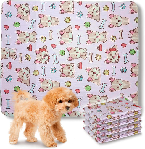 Everywhere Essentials: Washable Pee Pads for Dogs (Pink, 41" L x 36" W)