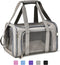 Henkelion Large Dog Cat Carrier: Soft Sided Carrier for Puppies up to 25Lbs, Collapsible Travel Carrier, Grey