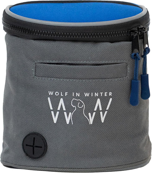 Quickdraw Dog Treat Pouch Training Bag with Poop Bag Dispenser, Clicker Holder and Waist Belt Hands-Free, Reflective
