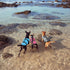 Surblue Dog Life Jacket - Adjustable Flotation Vest for Water Safety at Pool, Beach, Boating, Swimming (Large, Pink)
