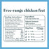 10 Count King Lou Pets - Whole Chicken Feet for Dog - Dehydrated Chicken Feet for Dog Treats - USA-Made Dental Treats
