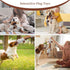 Squeaky Dog Toys, Interactive Tug of War Puppy Toys, Funny Plush Chew Toys for All Dog Sizes