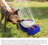 Cosirttx 4 Outdoor Dog Water Play Sprinkler,Step On Dog Water System,Safe Self Watering Doggie Drinking Fountains