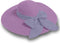 Straw Sun Hat for Women, Wide Brim UPF 50+ UV Protection Cap with Bow, Packable Beach Hat