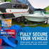 Trailer Wheel Chocks with Rope or Wheel Dock for Boat Trailer, Travel Camper, RV Accessories, Tire Chock Blocks for