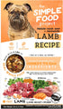 Simple Food Project - Lamb Recipe, Freeze Dried Raw Food for Dogs, 24oz