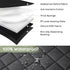 400lbs, Hammock Dog Car Seat Cover for Back Seat, Hard Bottom Back Seat Extender Supports Waterproof Rear Seat Pet
