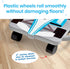 hand2mind Blue Speedway Racer Scooter Board, Floor Scooter Board, Gross Motor Toys, Kids Exercise & Physical Education