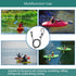 Kayak Paddle Leash, Fishing Rod Paddle Leash, Stretchable Strap Lanyard Rope for Kayaking, Boating, Fishing Pole, 4Pcs