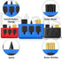 Nuanchu 10 Packs 3 in 1 Retractable Golf Club Cleaner Tool, Portable Brush & Sharpening Tool