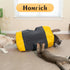 Homrich Multifunctional Collapsible Cat Play Bag, Indoor Cat Tunnel Activity Center Mat, Durable Rug for Hide and Seek