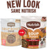 8 6.3 oz Pack 7 Nutrish Soup Bones Minis Premium Dog Chews with Real Beef and Barley, Chew Bones, Pouch
