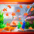 60 Pcs Fake Goldfish Plastic Fish, Realistic Orange Goldfish for Aquarium Tank Pond Decorations