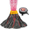 Uniclife Aquarium Volcano Ornament Kit with Air Stone Bubbler and Red LED Light for Fish Tank Decoration