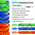 Prusik Cord 8mm (5/16in) 20M(65ft) Accessory Double Braid Pre Cut Nylon Rope for Climbing