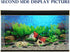 New 23" x 71" Fish Tank Background, 2 Sided River Bed & Lake Design