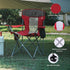 Camping Chairs Portable Folding Lightweight Outdoor Lawn Chair for Adults with Cooler Bag, Cup Holder and Side Pocket