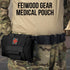 Tactical IFAK Pouch, Rapid Tear-Away First Aid Kit Two-Piece System Medical Pouches Emergency Survival Bag for Outdoor