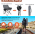 600D (1, Joyfair Outdoor Camping Chair for Adult, Large Portable Folding Moon Chairs with Carry Bag for Patio Beach