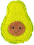 7 Inch Plush Pet Toy, Smiling Avocado with Squeaker, Dog Chew Toy