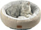 Dog Beds for Small Dogs - Washable Pet Bed for Puppy and Kitten, Round Cat Beds with Slip-Resistant Bottom, 20 Inches,