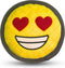 Durable Big Smile Emoji Squeaky Dog Toy for Small and Medium Dogs, Tough Chewer Toy for Aggressive Chewers