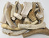 One Pound Pack of Sun-Aged Deer and Elk Antler Dog Bone Chews - Natural Healthy Long-Lasting Treat