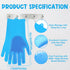 Pet Washing Gloves - Dog and Cat Shampoo Bathing Gloves, High Density Bristles for Gentle Grooming and Massage