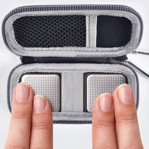 Heart Rate Monitor Case for AliveCor KardiaMobile Personal EKG, Storage Holder Fits for Pill Organizer (Black)