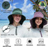 Sukeen Cooling Sun Hat for Men Women, UPF50+ Wide Brim Fishing Hat with Neck Flap, Adjustable Foldable